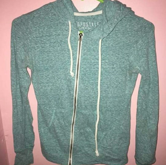 Aeropostale Tops - Long sleeve zip up shirt with hood